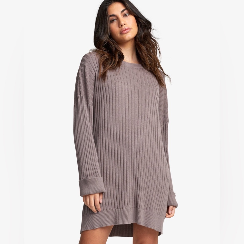 🔥🔥RVCA - (UNRELEASED) QUIET SURF LS SWEATER DRESS🔥🔥